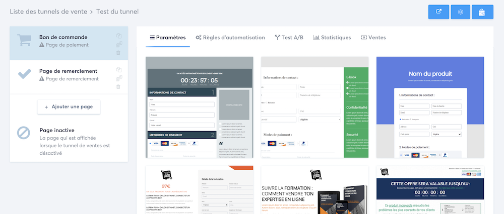 Page formations systeme io